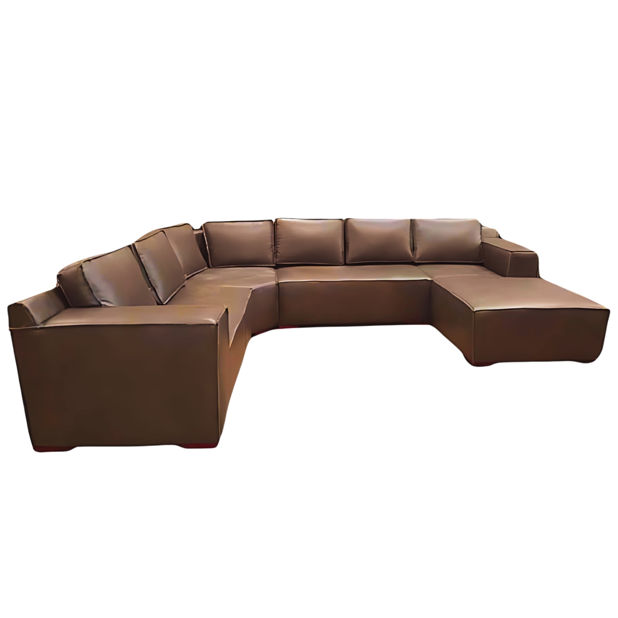 Kudu Daybed Genuine Leather Corner Sofa 01