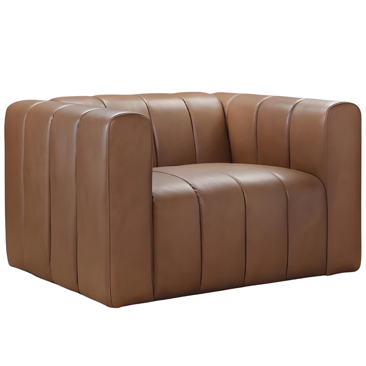 Pamona Genuine Leather Collection - Mid-Century Modern Sofas & Chairs 01