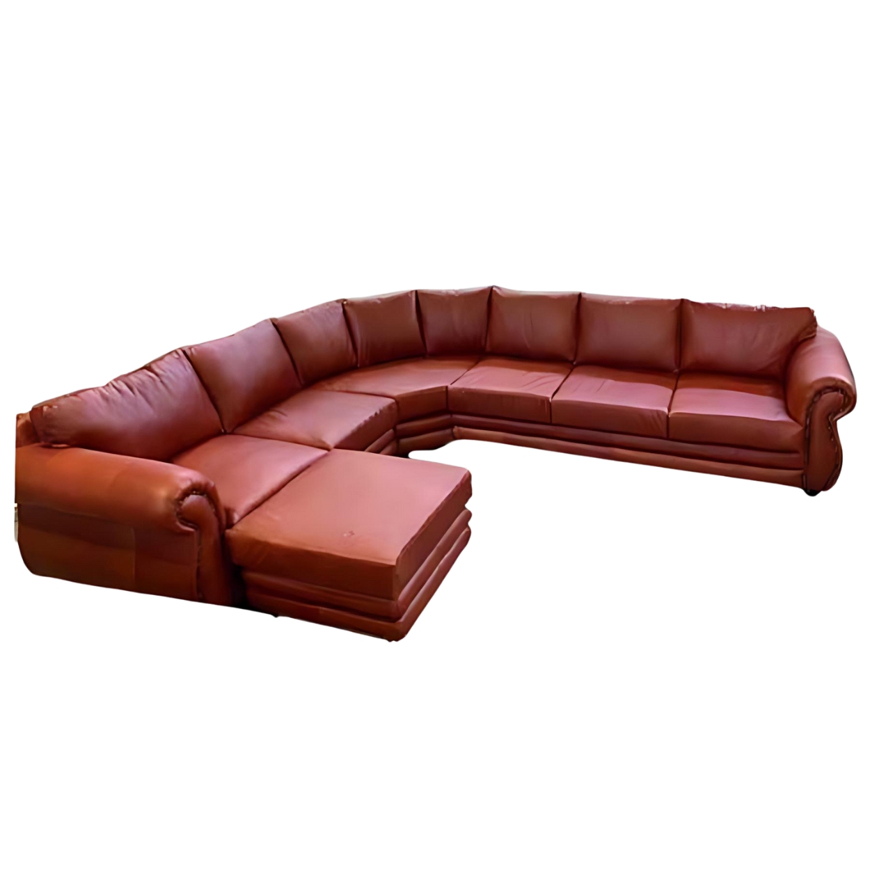 Texra Genuine Leather Corner Sofa 01